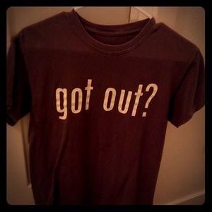 Get out games "Got Out?" T-shirt